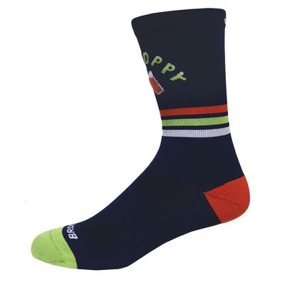 Brooks Pacesetter Knit In Crew Socks NAVY/RUN_HOPPY