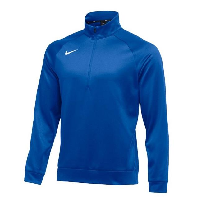 nike therma half zip top