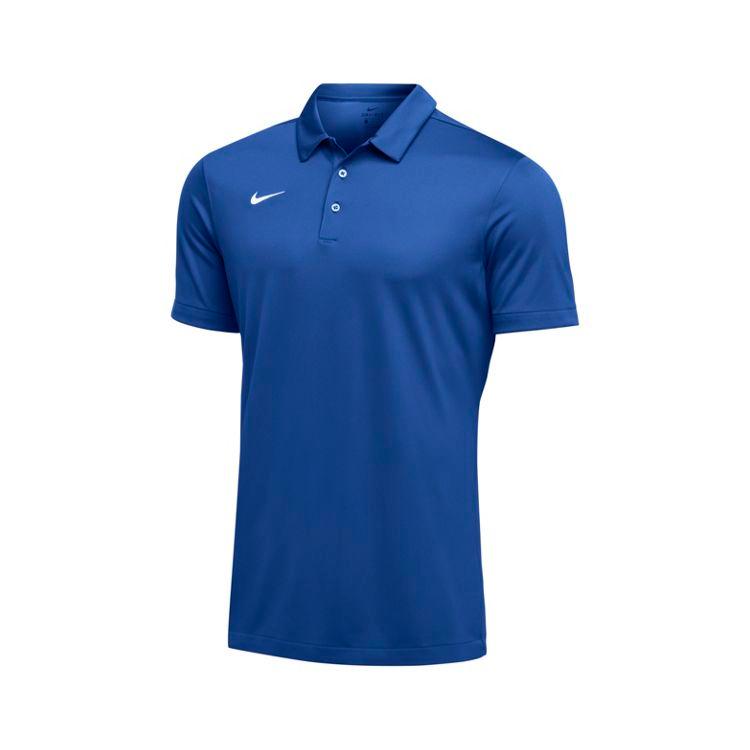 royal blue nike polo