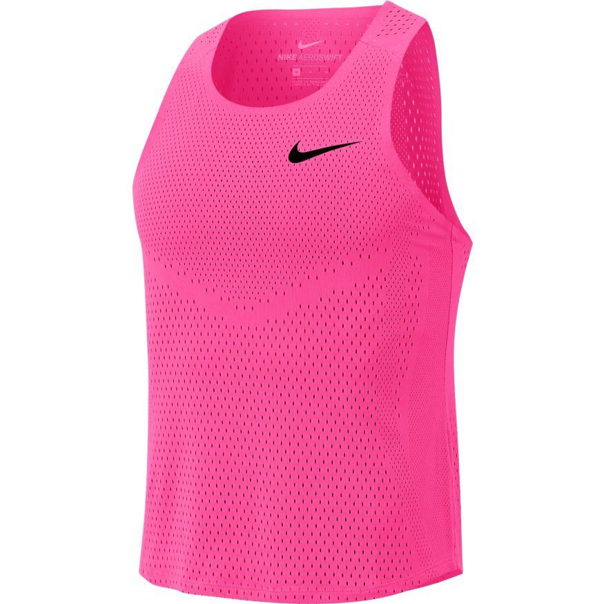 nike aeroswift singlet white