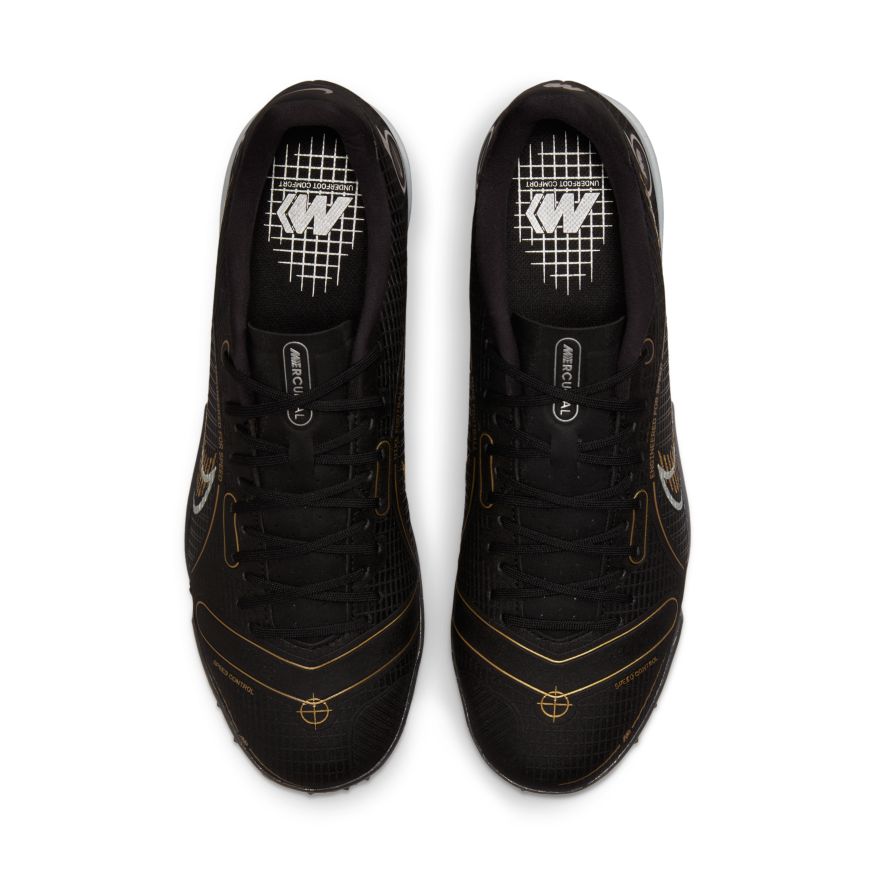 Nike Mercurial Vapor XIV Academy TF - Black/Metallic Gold