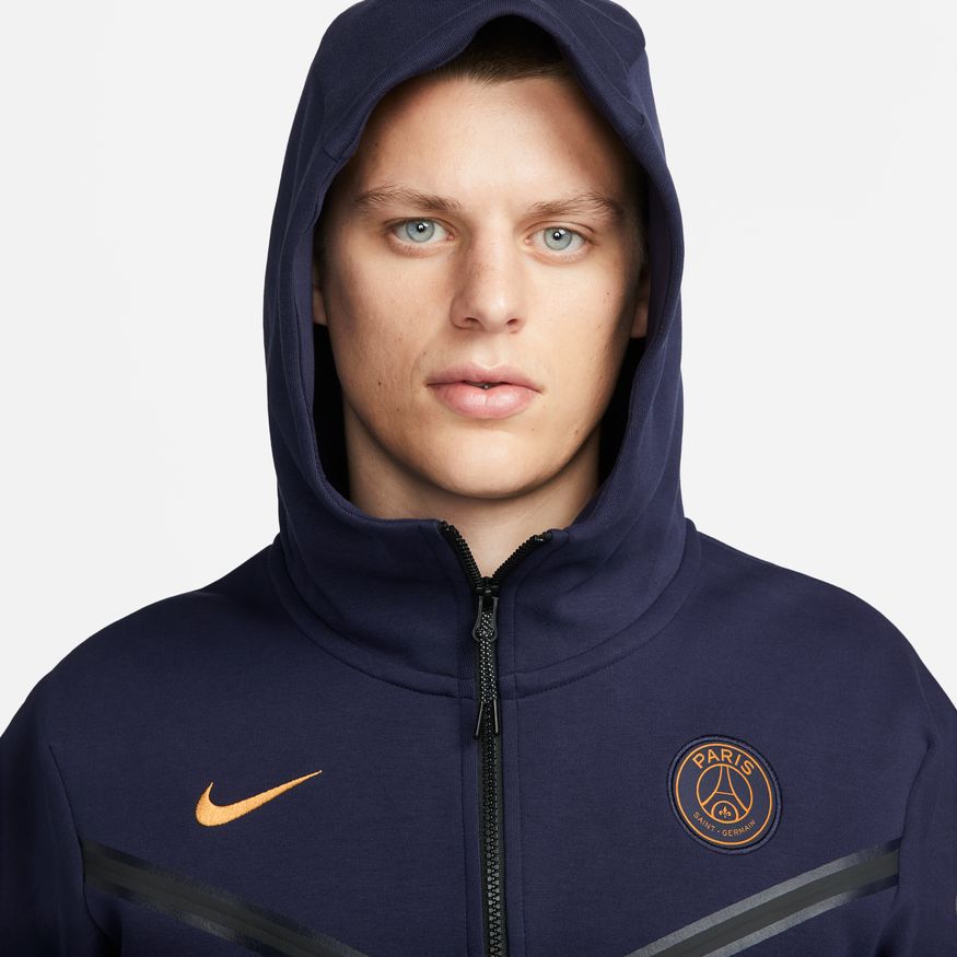 Hij motief Woordenlijst Nike Paris Saint-Germain Tech Fleece Windrunner Men's Full-Zip Hoodie