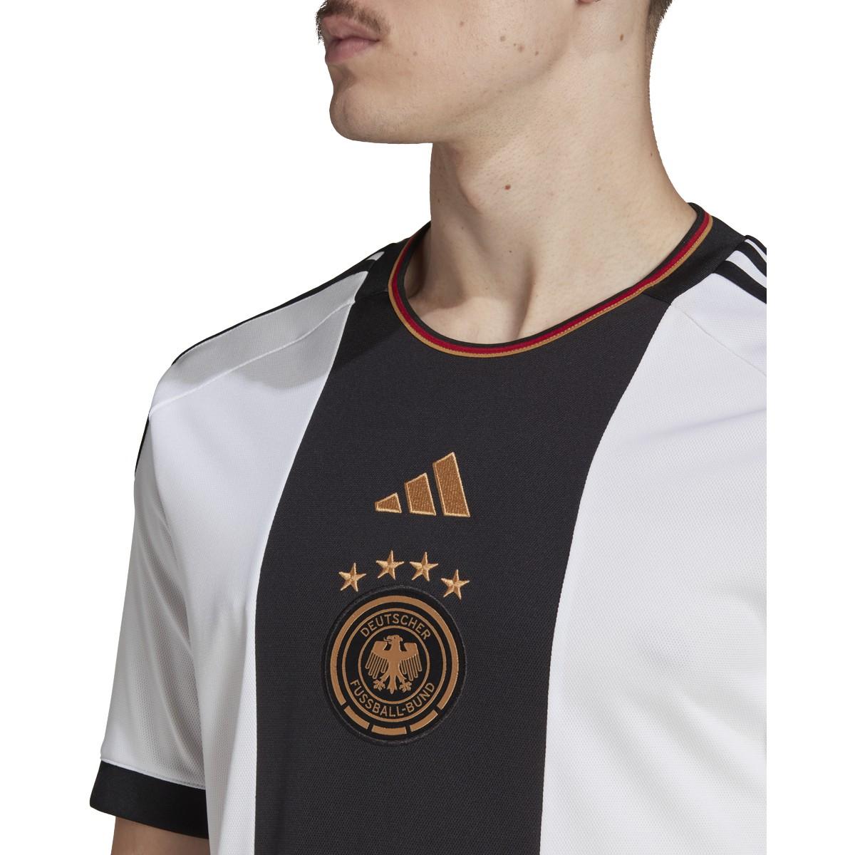 Germany Team Training Jersey Football Shirt Centre Logo Black Adidas Mens  SZ XL